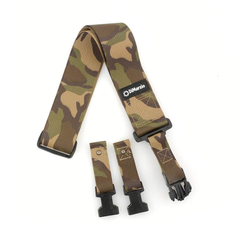 DiMarzio Cordura Fabric ClipLock Strap Nylon 2" Camo image 1