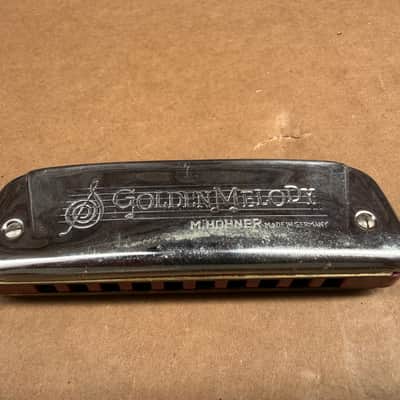 Hohner Golden Melody Harmonica Key of E Made in Germany w/ Original Red Case Category: image 3