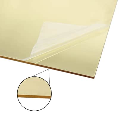 Acrylic Mirror Pickguard Material - 1-Ply Gold - 17 x 11.5 inch Pickguard Blank (Fast Free US Shipping!) image 2