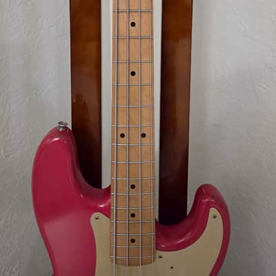2016 Fender Road Worn '50s Precision Bass - Fiesta Red image 3