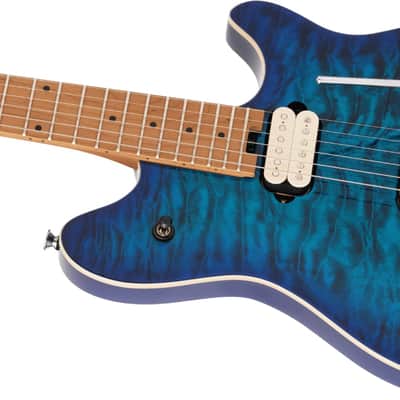 EVH Wolfgang Special QM Electric Guitar. Baked Maple Fingerboard, Chlorine Burst image 8