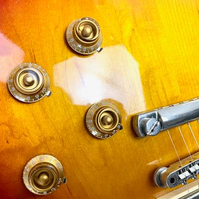 Gibson Les Paul Standard Reissue 1958 Custom Shop 2010 Washed Cherry Burst VOS image 10