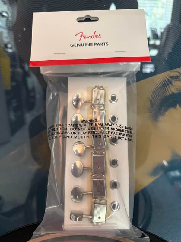 Fender Pure Vintage Guitar Tuning Heads 2010s - Chrome image 1
