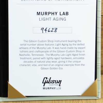 Gibson Custom M2M Murphy Lab 59 Les Paul Standard Light Aged, Handpicked Top, Cherry Tea Burst Top #22 94628 image 7
