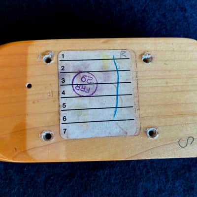 Factory-original 1983 Fender Precision Bass rosewood fretless neck in excellent condition. Free shipping! image 9