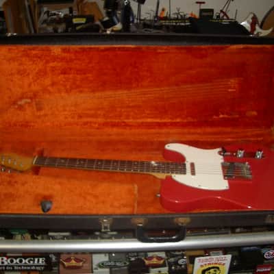 Fender Telecaster 1965 - Refinished Fiesta Red image 1