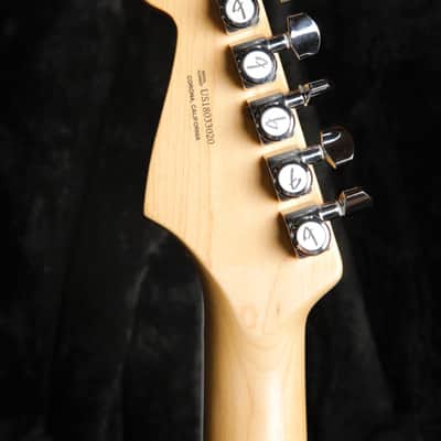 Fender American Elite Stratocaster HSS Shawbucker Electric Guitar Ocean Turquoise 2018 Pre-Owned image 15