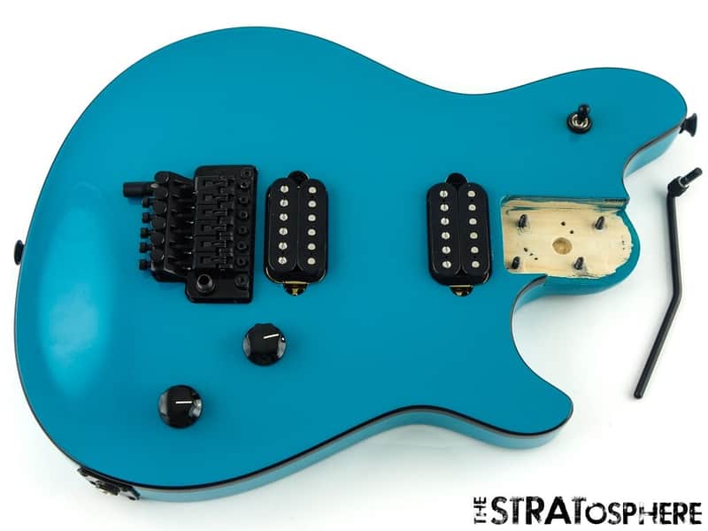 2023 EVH Wolfgang Special LOADED BODY Guitar Floyd Rose Miami Blue image 1