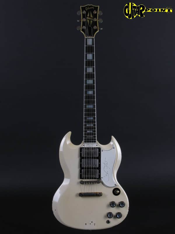 Gibson SG Custom   ex. Carlos Santana  1961 White image 1