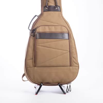 Guitar Satchel Khaki Dreadnought acoustic guitar case - New image 1