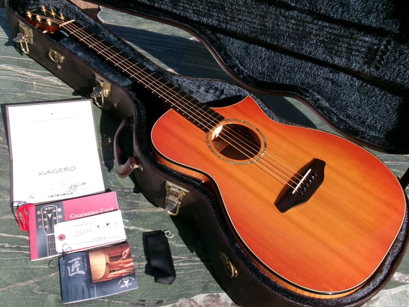 2010 Hand Made K Yairi 75th Anniv. II KAGERO Limited Edition Electric Acoustic Guitar + Hard Case image 1