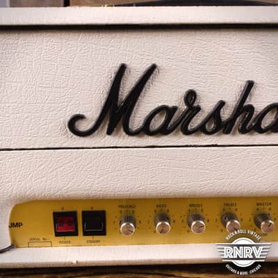 Marshall JMP 2203 Mk2 Master Model Lead 100-Watt Guitar Amp Head 1975 - 1981 - White image 4