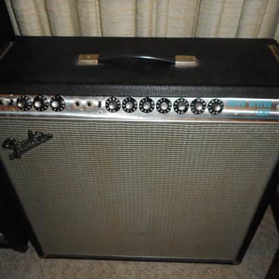 Fender Super Reverb Early Transition Drip edge AB763 1967/68 - Black / Silver image 2