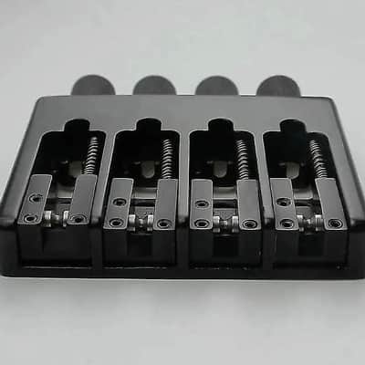 Black 4 String Headless Bass Adjustable Strings Bridge System image 4