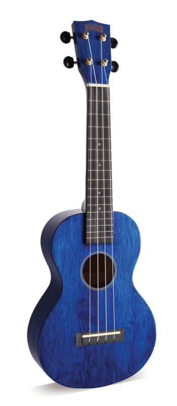 Mahalo Ukuleles Mahalo MH2-TBU Hano Concert Ukulele. Trans Blue New image 1