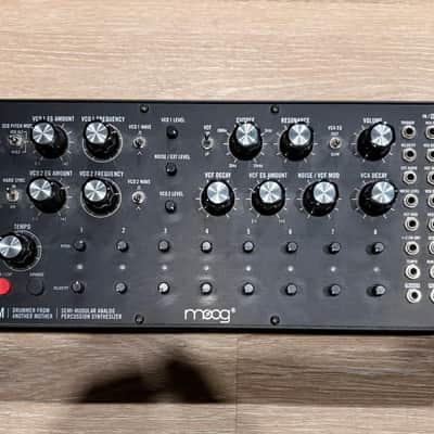 Moog DFAM Drummer From Another Mother Semi-Modular Analog Percussion Synthesizer 2018 - Present - Black/Wood image 4