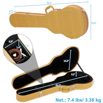 🎸Electric Guitar Hard Case Made with a Plush interior🎸 (Fender Telecaster & Stratocaster, Gibson Les Paul & SG, Ibanez) image 1