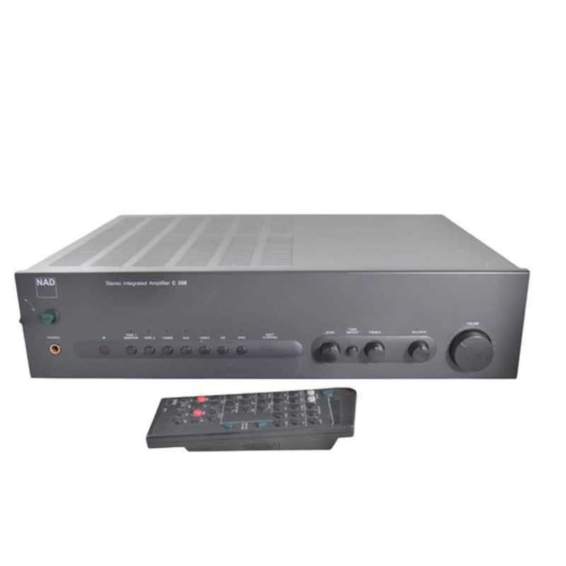 NAD C350 Integrated Amplifier 60W Stereo HiFi Tested Working Remote Included
