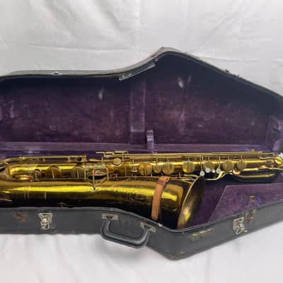 Buescher Vintage True Tone Baritone Saxophone 1927-1928 S/N 224362 MII All Original image 1