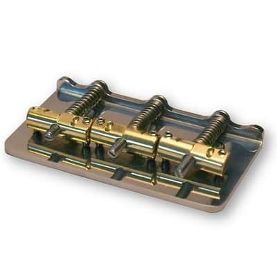 Callaham Vintage Hardtail Bridge - w/ Specialized Brass Tele Saddles for Bigsby Nickel image 2