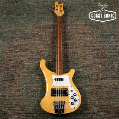 1976 Rickenbacker 4001S Standard Model Bass, with case image 2
