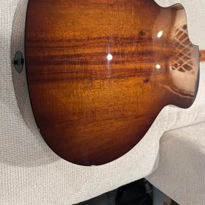 Taylor 224ce-K DLX custom with ES2 electronics - Cutaway - Shaded Edge Burst image 7
