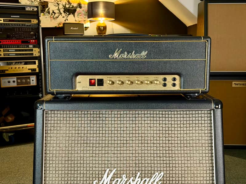 Marshall JMP 1987 MK II 50-Watt Guitar Amp Head 1980 - Black image 1