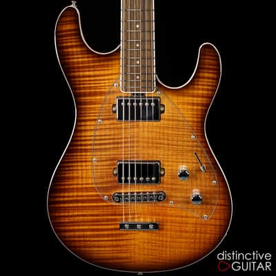 Ernie Ball Music Man Steve Morse LIMITED BFR Caramel Burst Flame #9 / 35 image 1