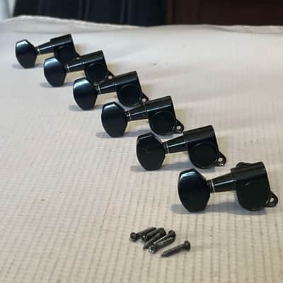2020's Kramer Nightswan Series GOTOH Style 6 In Line LH Black Tuners Tuning Pegs image 1