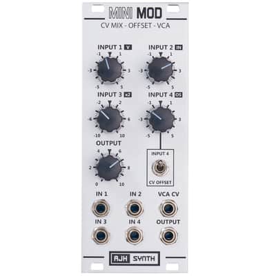 AJH Synth CV Mixer Offset VCA Eurorack Module (Silver) image 2