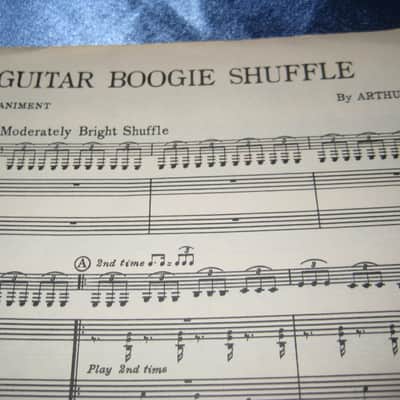 Guitar Boogie Shuffle by The Virtues Original Sheet Music from 1959 image 9
