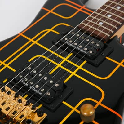 Charvel USA Custom San Dimas Schematic Graphic Unique Design Electric Guitar image 10