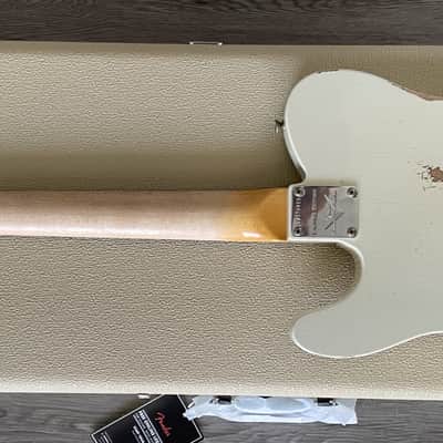 Fender Custom Shop Limited Edition '64 Telecaster (2024) Electric Guitar, Relic Aged Olympic White. ALL Documentation, MINT image 7