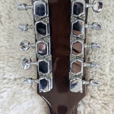 Vintage Epiphone FT-165 Bard 12 Acoustic 12-String Guitar with case - nice shape image 9