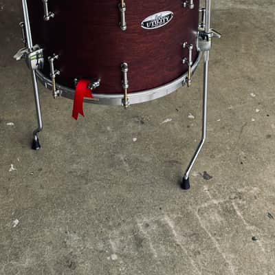 Pearl MUS1410FM/C220 Modern Utility 14x10" Maple Floor Snare Drum 2019 - 2020 - Satin Brown image 2