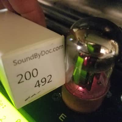 Raytheon Matched Pair (2) JAN-JRP-6SN7WGT tNOS AT1000 TESTED Vacuum Tubes military brown base dual triode 1956-1959 image 8
