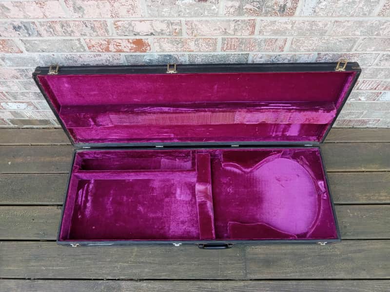Vintage Early 1970's Gibson Les Paul Custom Electric Guitar Case! Rectangle, Purple Interior! image 1