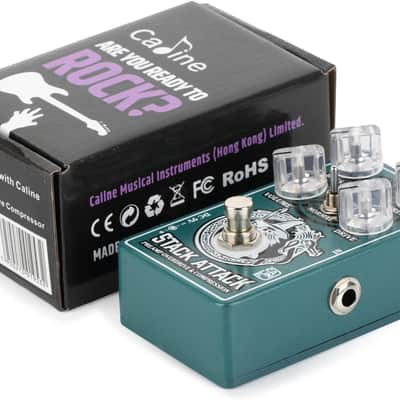 Caline CP-509 Stack Attack Preamp Overdrive & Compressor Fast *U.S* SHIP image 5