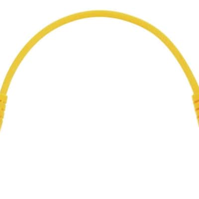 Doepfer A-100C 15 Eurorack Patch Cable - Yellow (15cm) image 3