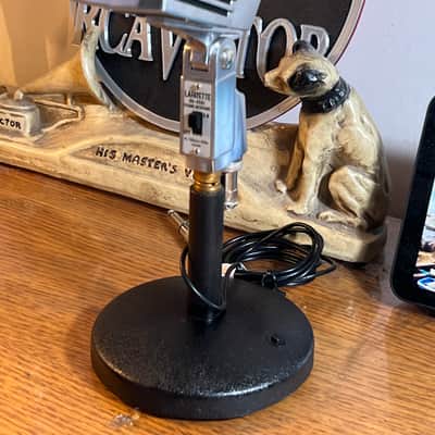 Rare 1960's Lafayette 99-4581 Dynamic Microphone, NOS, works, w/cable & stand image 9