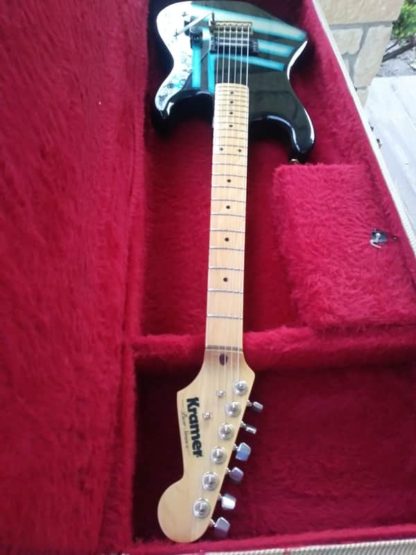 1981 Kramer Pacer Prototype Guitar Bent Pipes "Strat Head" in very good+ condition with HSC image 1