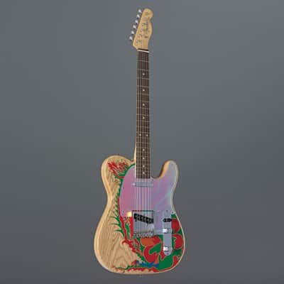 Fender Jimmy Page Telecaster (Natural/Dragon) - Electric Guitar image 9
