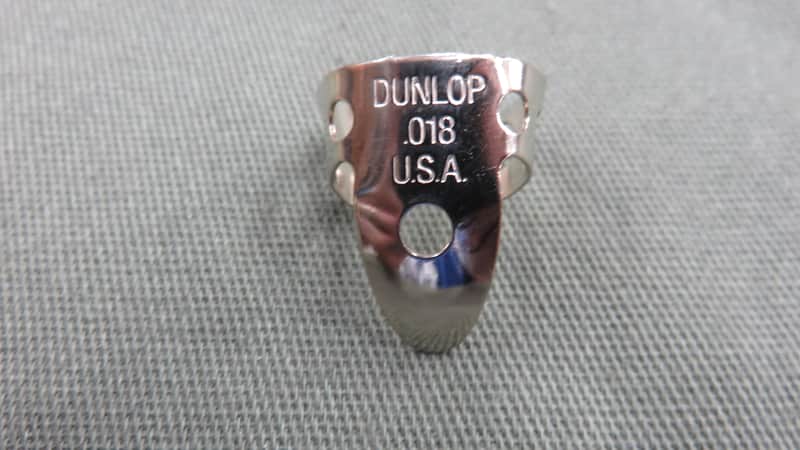 Dunlop Nickel Silver .018mm Fingerpick image 1