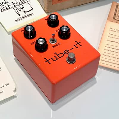 1980's Bartolini Tube-it Overdrive Booster Distortion * Museum Condition * NMINT, BOX, PAPERS image 4