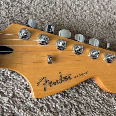 Fender Blacktop Jaguar P90 W/Gig Bag Candy Apple Red Exc! image 9