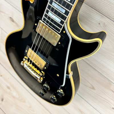Gibson Custom 1957 Les Paul Custom Reissue VOS Electric Guitar - Ebony 2 Pickup image 6