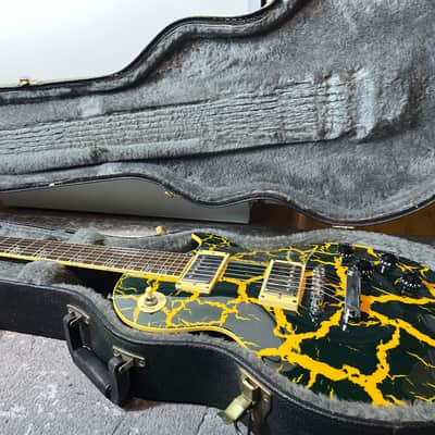 Epiphone Les Paul Nuclear Extreme 2001 - 2002 - Green Yellow Crackle image 13