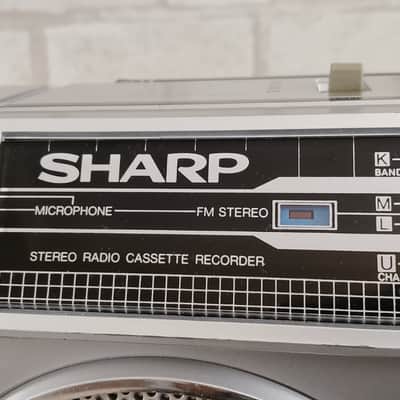 SHARP GF-4343 ✅Serviced Warranty Rare Vintage Cassette Deck Boombox Retro Japan image 8