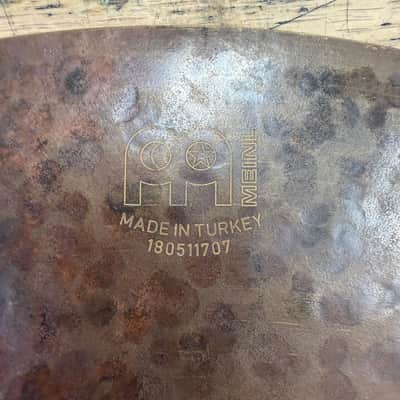 Used Meinl Byzance 17" Dark Crash Cymbal Made in Turkey 1242 grams image 2