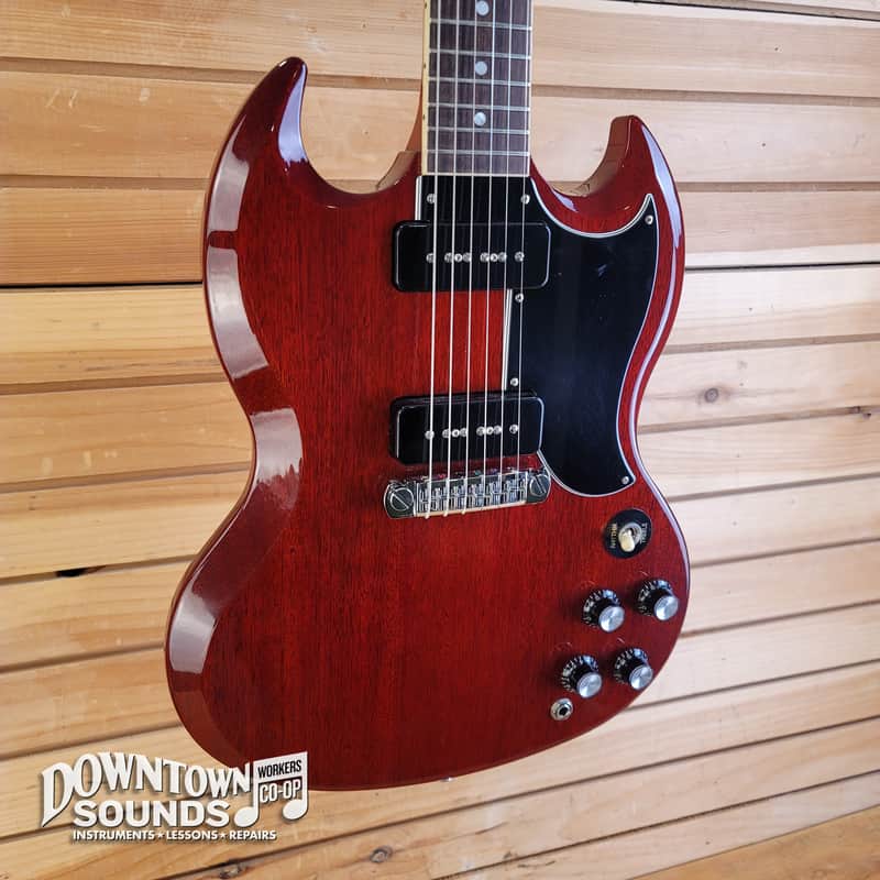 2025 Gibson SG Special P90 Electric Guitar with Gator 4G Gig Bag - Vintage Cherry, 6lbs 11oz image 1